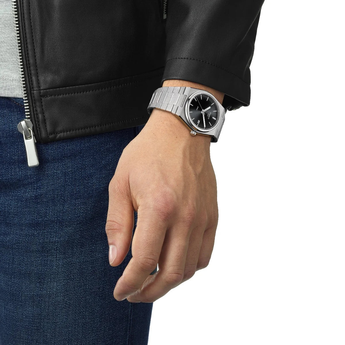 Tissot PRX 40mm Watch T137.410.11.051.00 WR100 SWISS MADE Quartz Black New