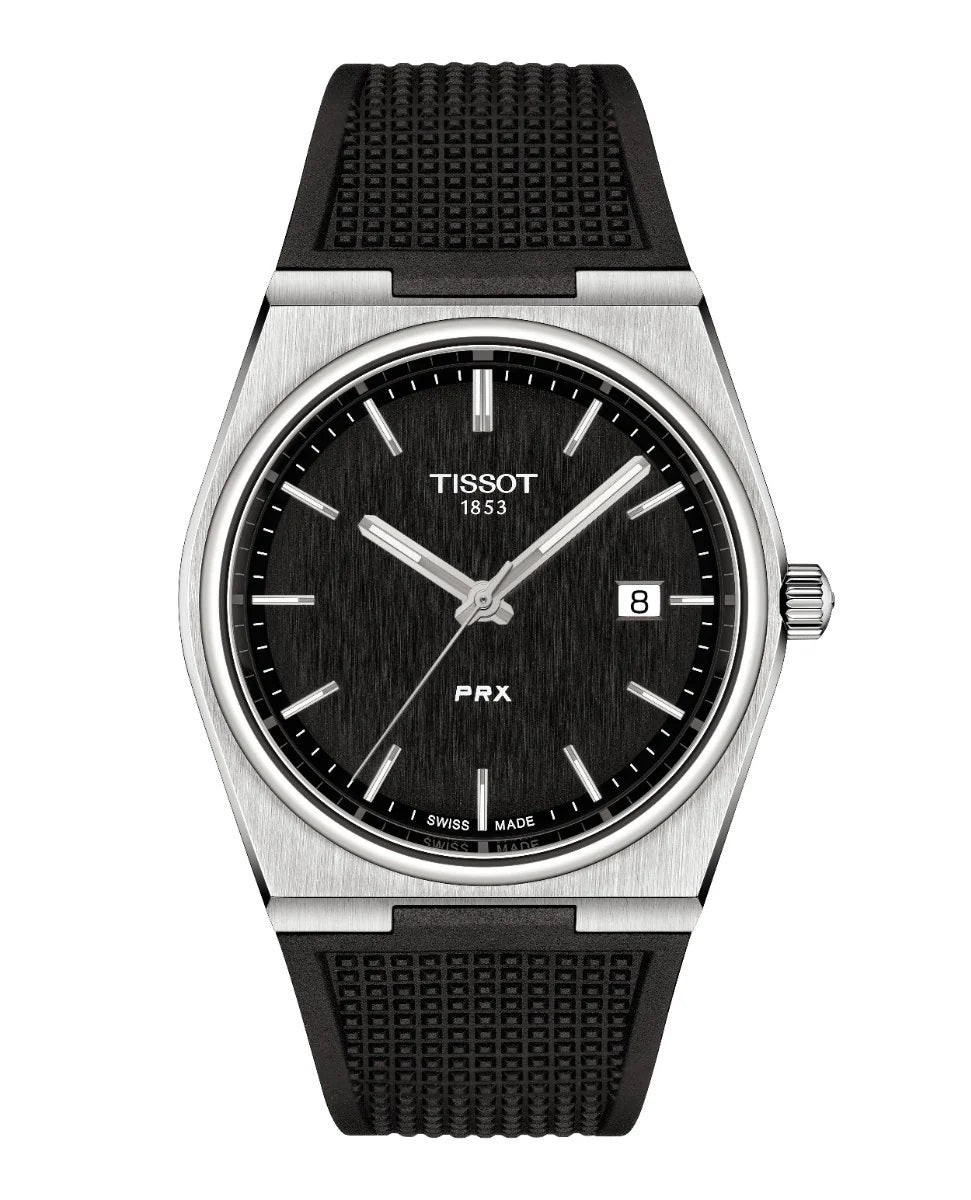 Tissot PRX 40mm Watch T137.410.17.051.00 WR100 SWISS MADE Quartz Black New
