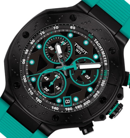 Tissot T-Race Quartz Chrono T141.417.37.051.01 SWISS MADE WR100 45mm PVD