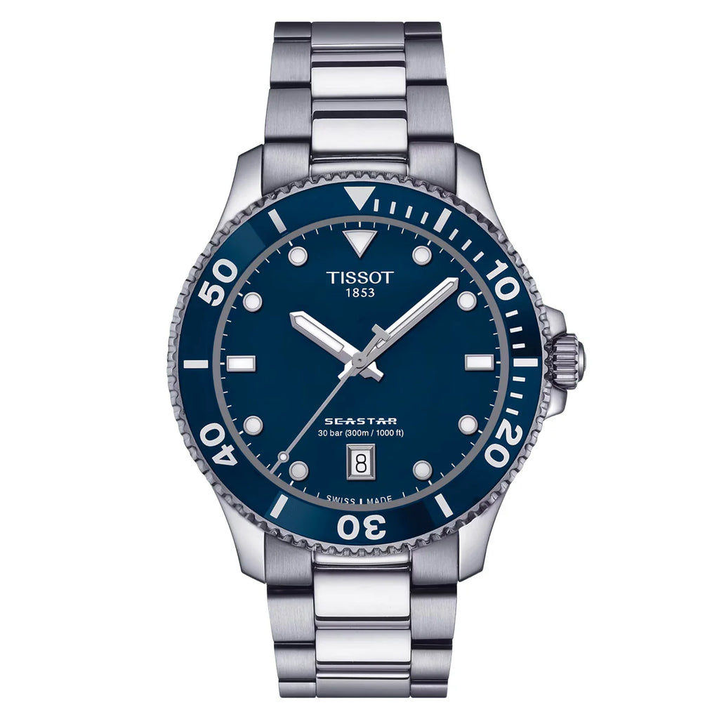 Tissot Seastar 1000 Watch WR300 T120.410.11.041.00 SWISS MADE 40mm New